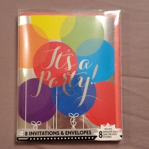 It's a Party! 8 pack of cards by Amscan